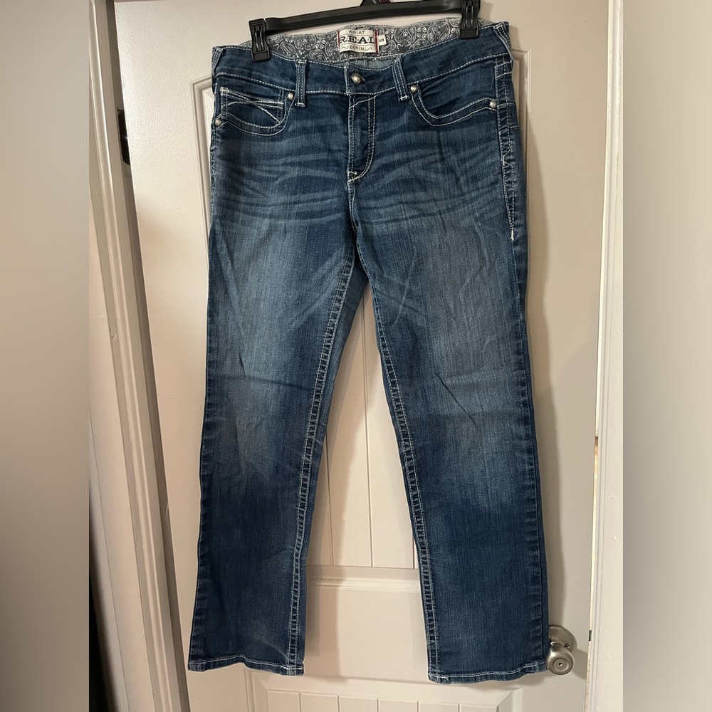 Ariat Women's Straight Leg Blue Jeans